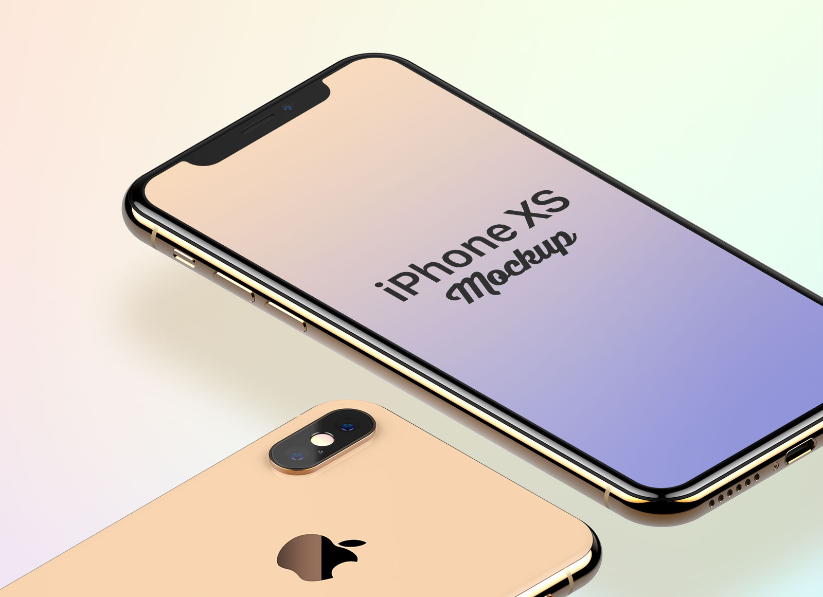 Download Free iPhone Xs Splash Screen Mockup PSD - Good Mockups