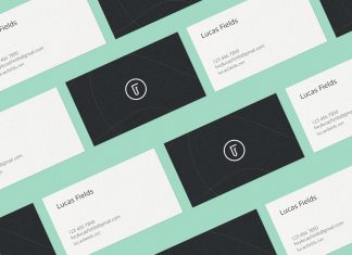 Free High Quality Business Card Mockup PSD Set (3)