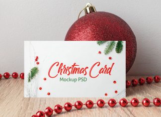 Free-Horizontal-Christmas-Card-Mockup-PSD