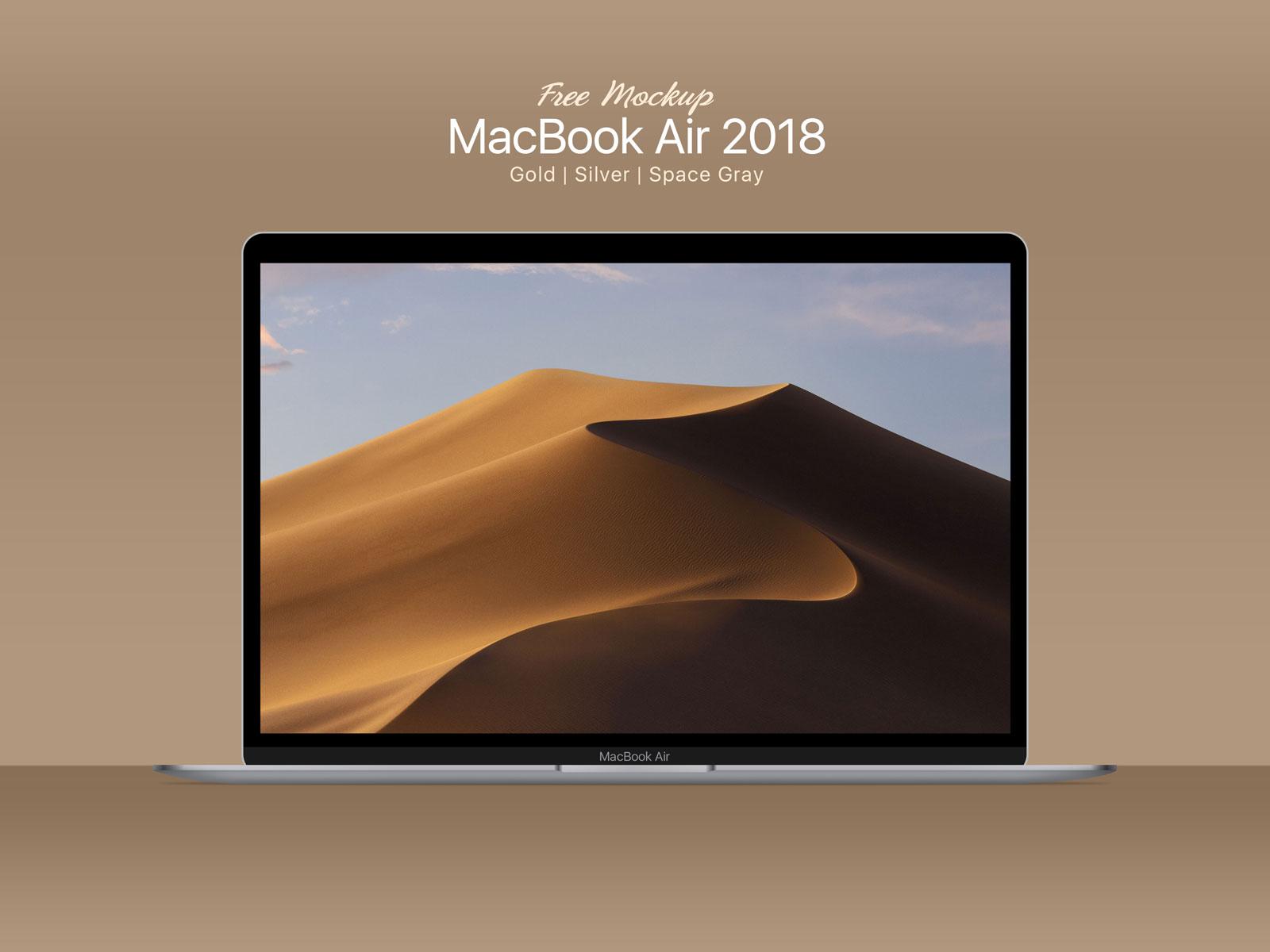 Download Free New Apple Macbook Air 2018 Mockup Psd Good Mockups PSD Mockup Templates