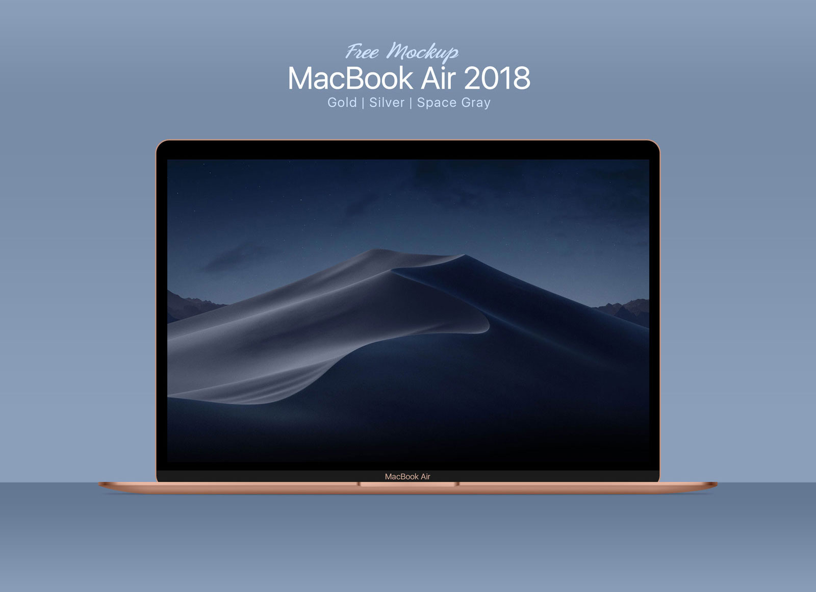 Download Free New Apple Macbook Air 2018 Mockup Psd Good Mockups PSD Mockup Templates