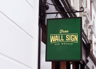 Free-Wall-Mounted-Classic-Sign-Mockup-PSD