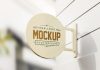 Free-Wall-Mounted-Round-Sign-Mockup-PSD