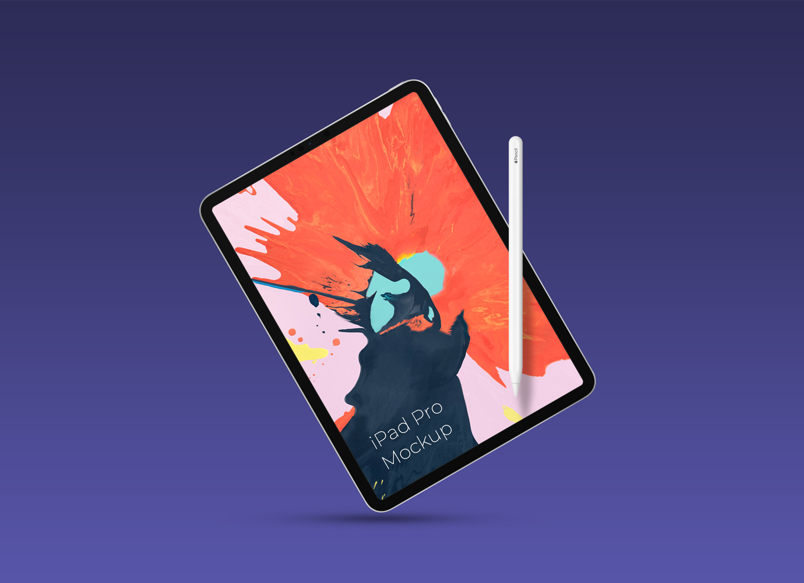 Free-iPad-Pro-2018-with-Pencil-Mockup-PSD
