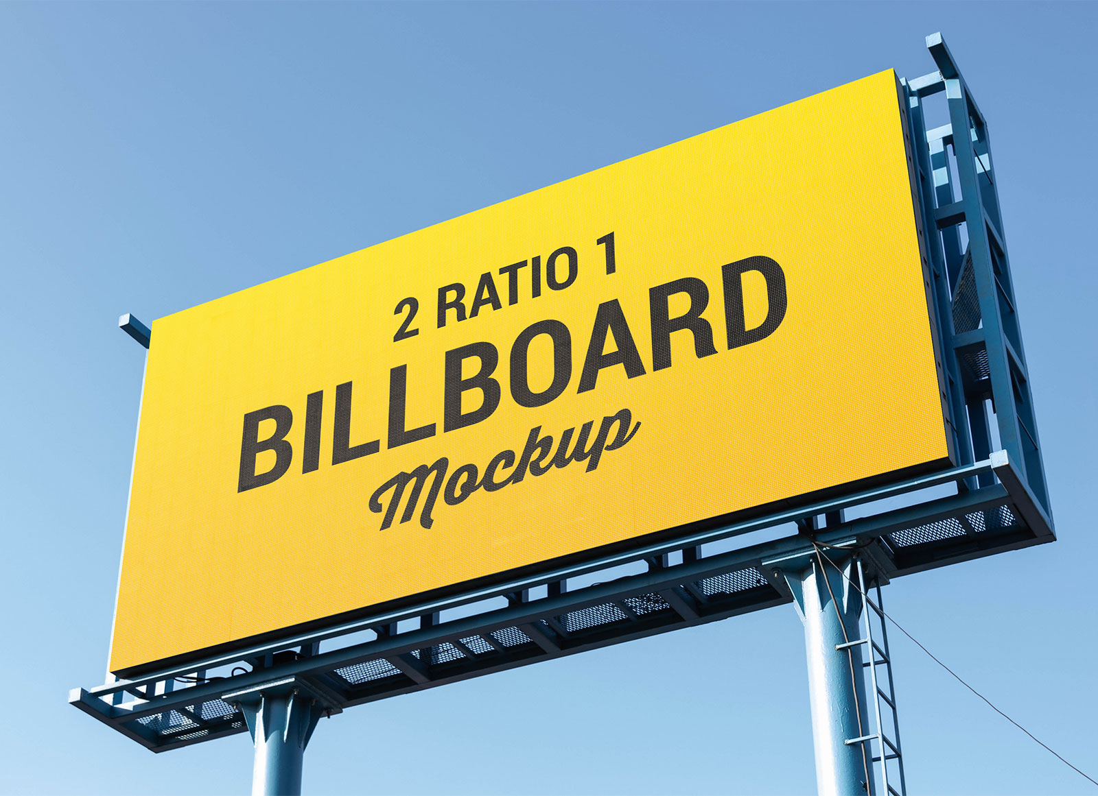 Download Free 2 Ratio 1 Billboard Mockup PSD - Good Mockups