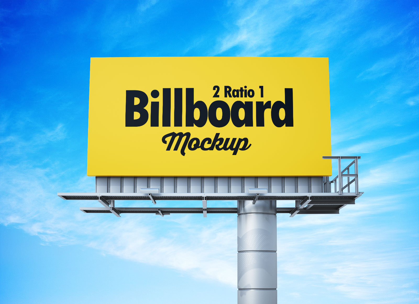 Free Billboard Mockup In Psd With Smart Layers Billboard Mockup Images