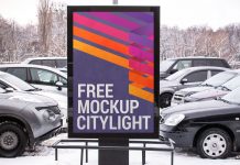 Download Free Indoor Advertising Shopping Center Billboard Mockup Psd Files Good Mockups