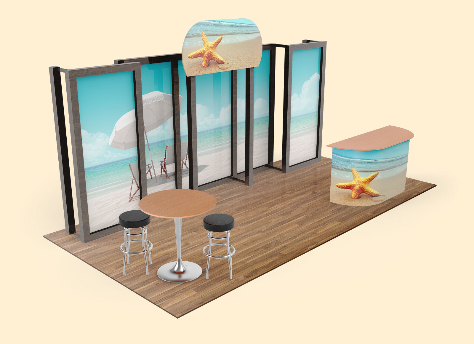 Free Trade Show Booth Mockup PSD Set - Good Mockups