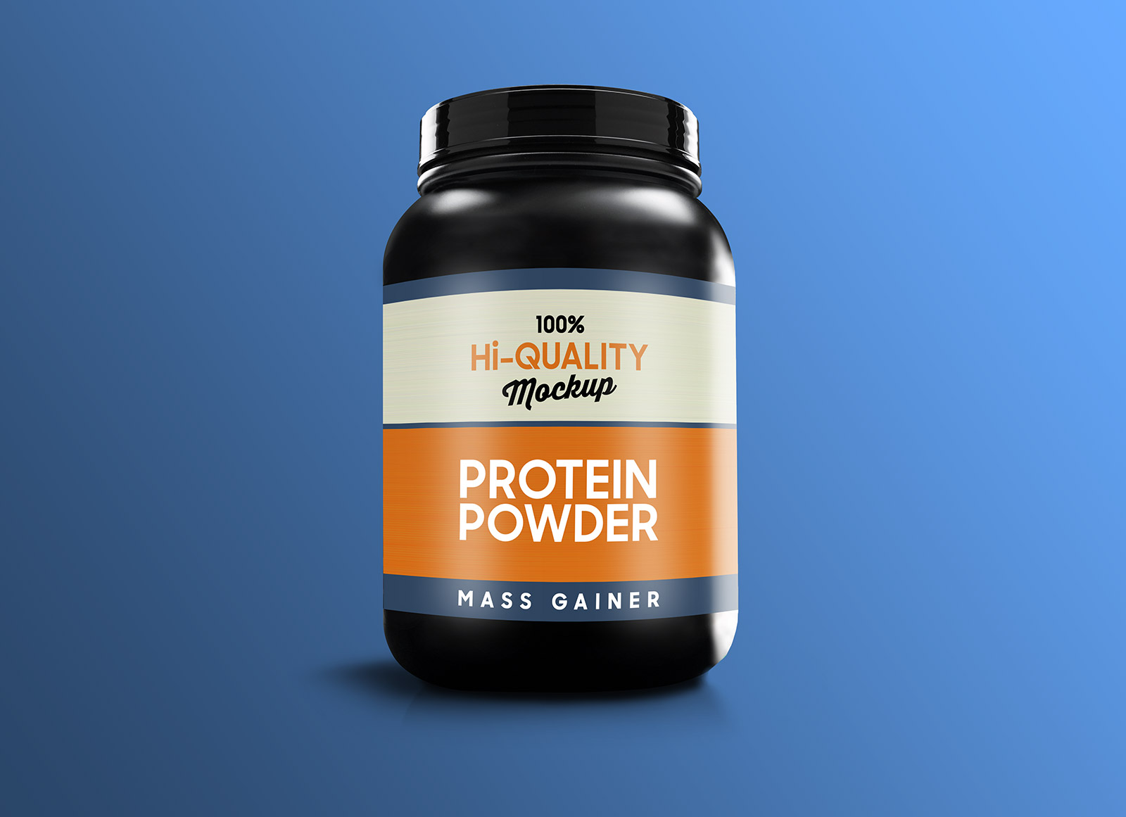 Download Free Protein Powder Supplement Bottle Mockup Psd Good Mockups