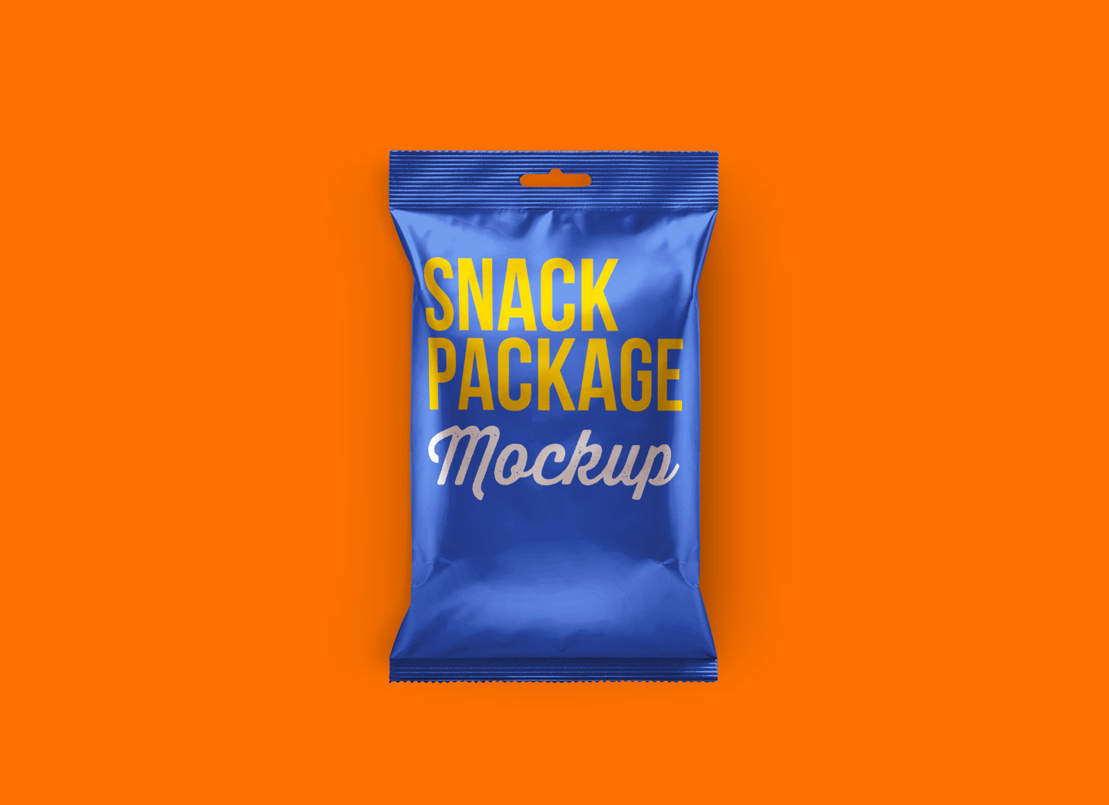 Free Snack Aluminium Pouch Packaging Mockup PSD - Good Mockups