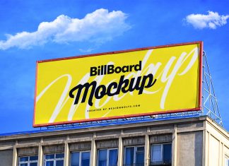 Free-Outdoor-Advertising-Billboard-on-Building-Mockup-PSD