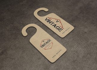 Free-Kraft-Paper-Door-Hanger-Mockup-PSD