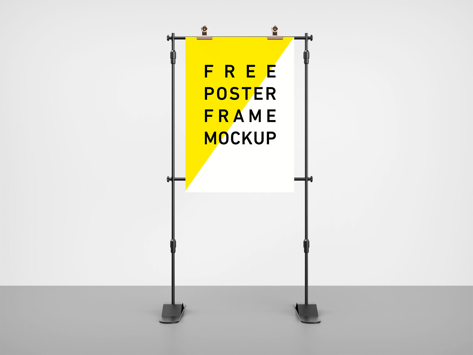 Free-Poster-Frame-Mockup-PSD-Set
