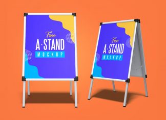 Free-Outdoor-Advertising-A-Stand-Mockup-PSD-Set-3
