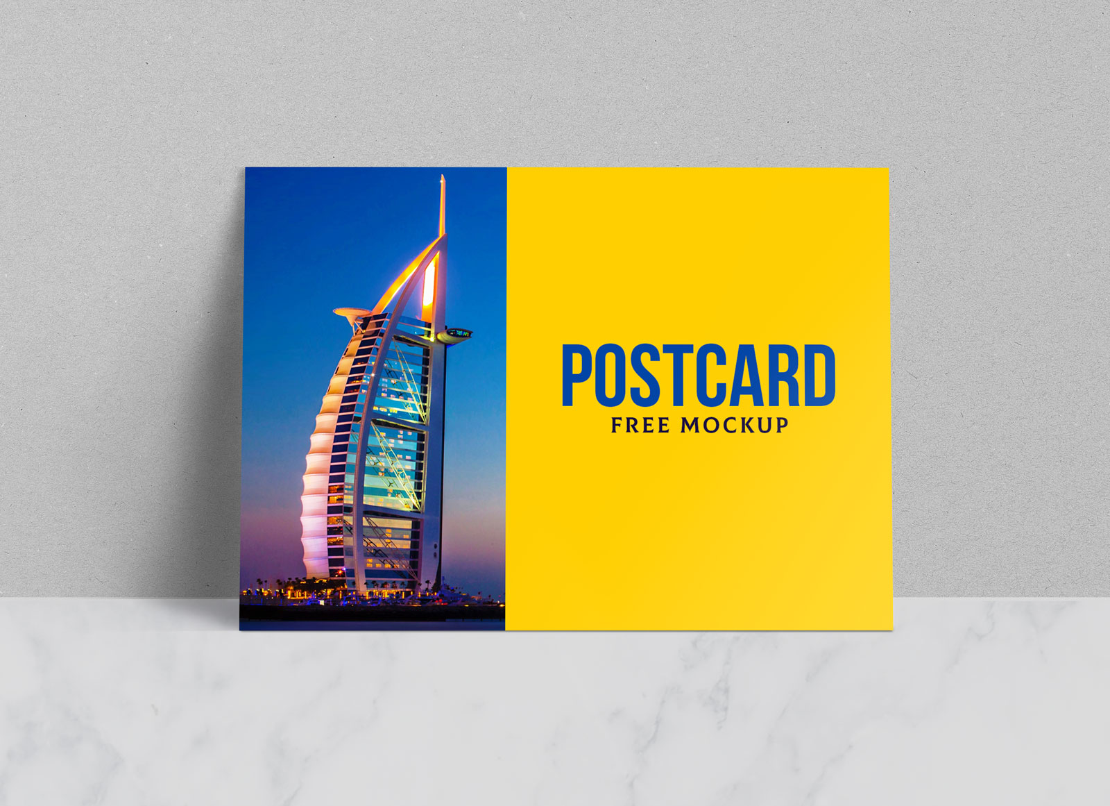 Free Greetings Card / Postcard Mockup PSD - Good Mockups