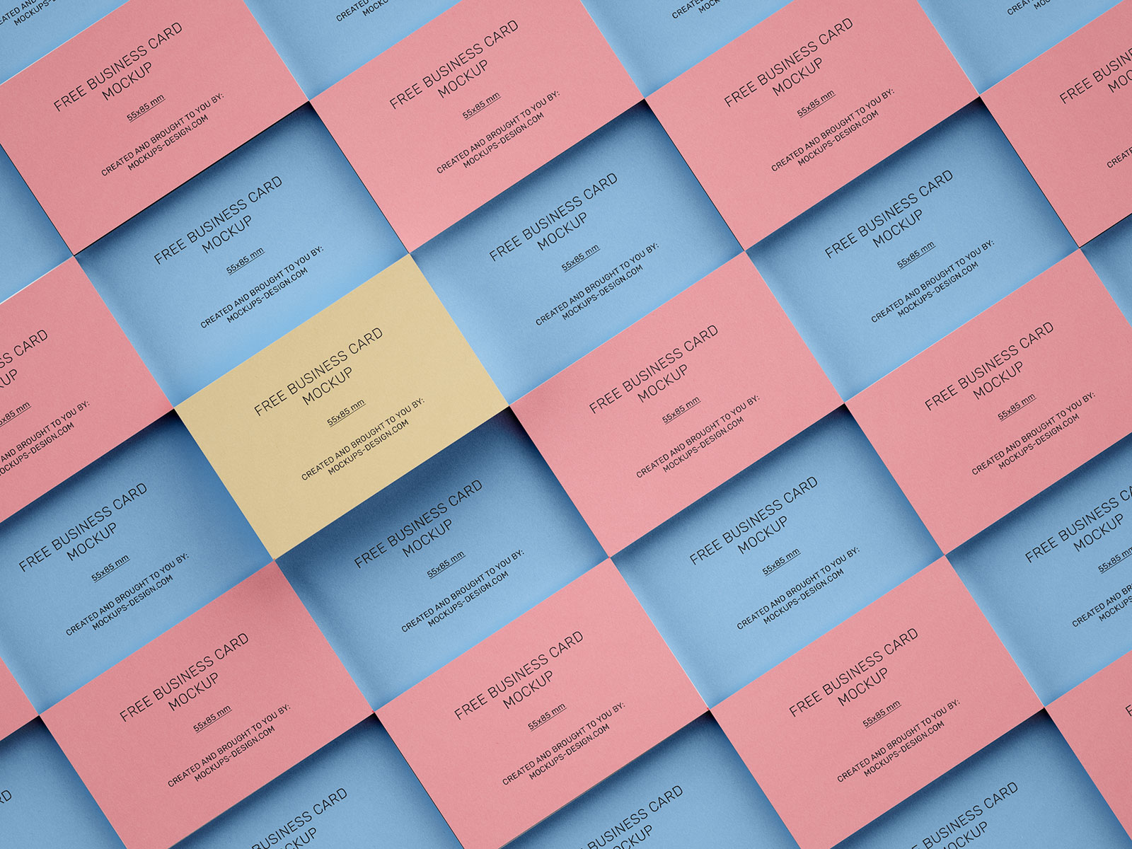 Free-Stacked-Multiple-Business-Card-Mockup-PSD-Set