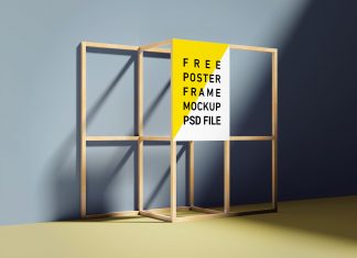 Free-Wooden_Frame_Poster_Mockup_PSD-Set