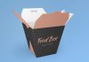 Free Noodle Food Box Packaging Mockup PSD Set