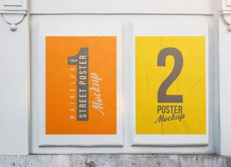 Free-Outdoor-Wrinkled-Paper-Street-Poster-Mockup-PSD
