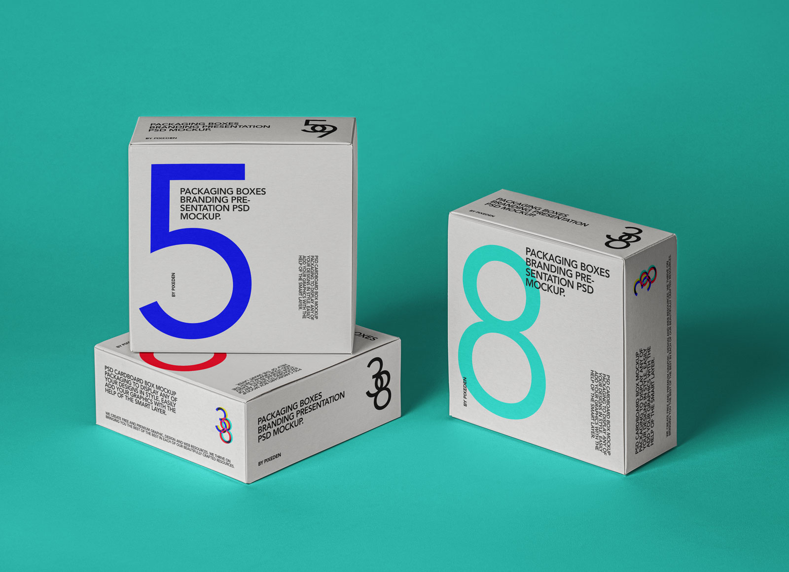 Download Free Cardboard Packaging Boxes Mockup Presentation PSD - Good Mockups