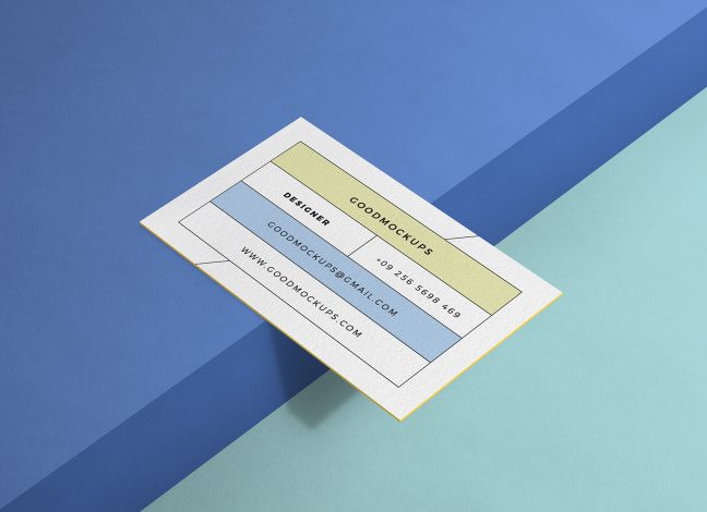 150+ High Quality Free Business Card Mockups - Page 11 of 21 - Good Mockups