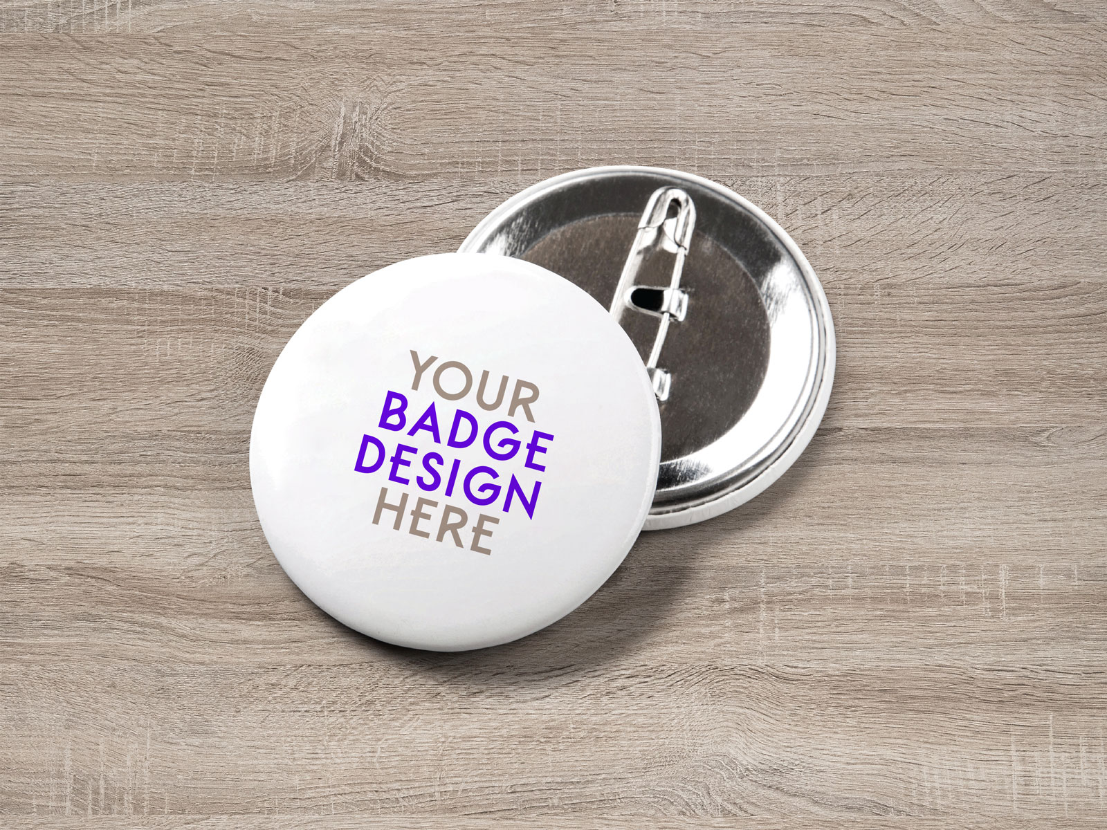 Free Pin Badge Button Mockup PSD - Good Mockups