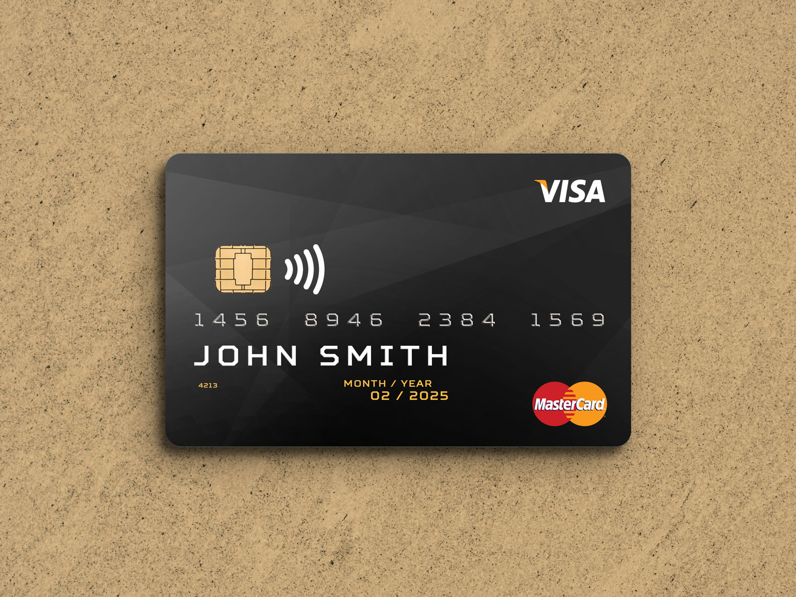 free plastic credit / debit card mockup psd  good mockups