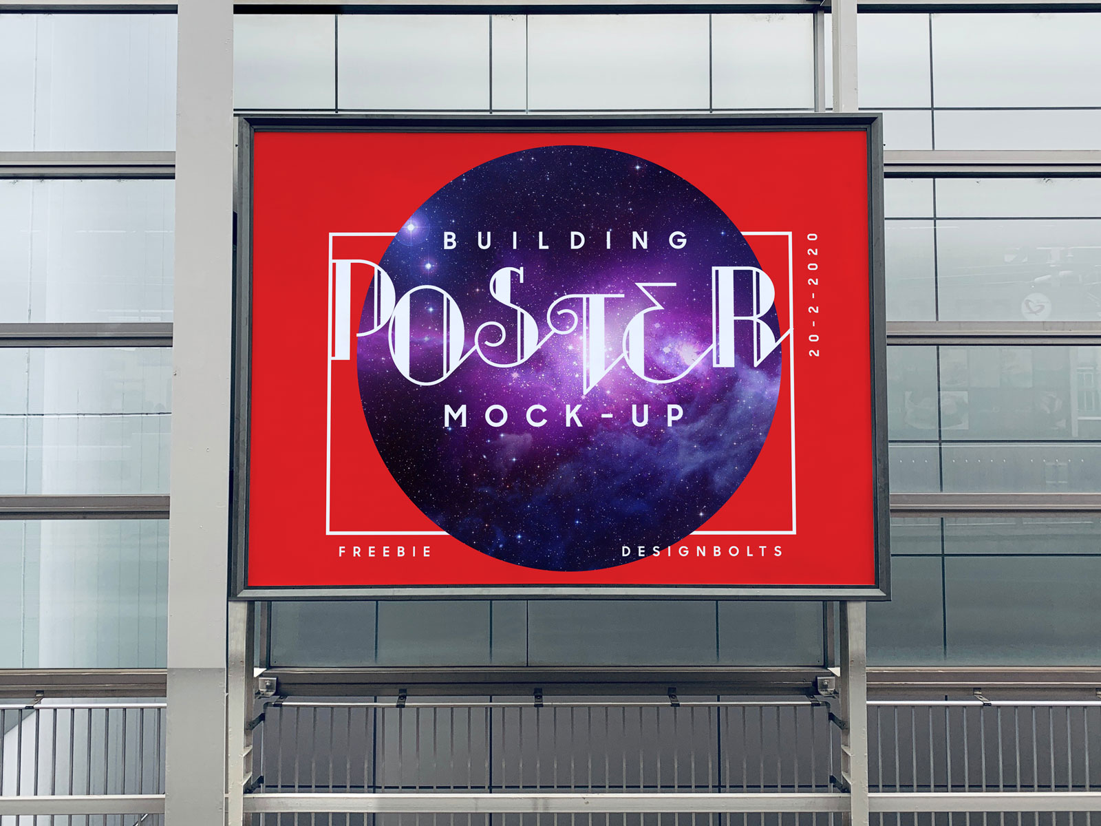 Free-Poster-Mounted-on-Building-Mockup-PSD