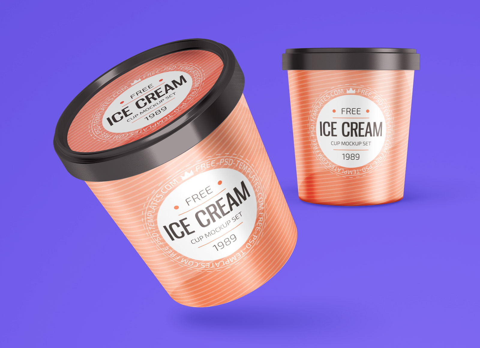 Download Free Round Tub Ice Cream Container Mockup Psd Good Mockups