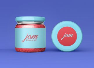 Free-Small-Jam-Bottle-Mockup-PSD