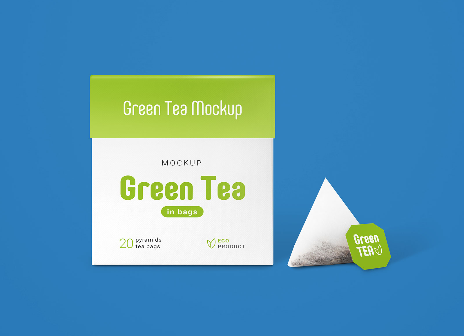 Download Free Tea Packaging and Tea Bag Tag Mockup PSD Set - Good Mockups