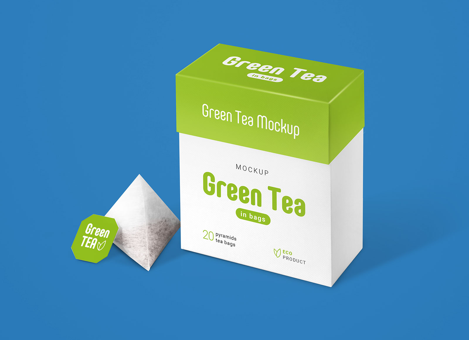 Download Free Tea Packaging and Tea Bag Tag Mockup PSD Set - Good ...