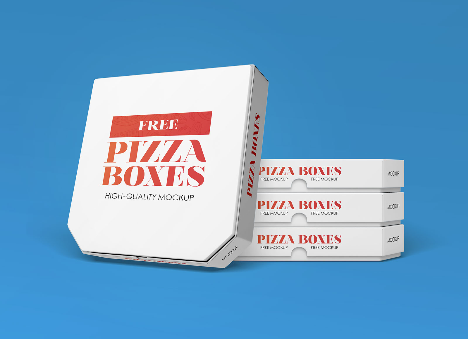 Free White Pizza Box Packaging Mockup Psd Good Mockups
