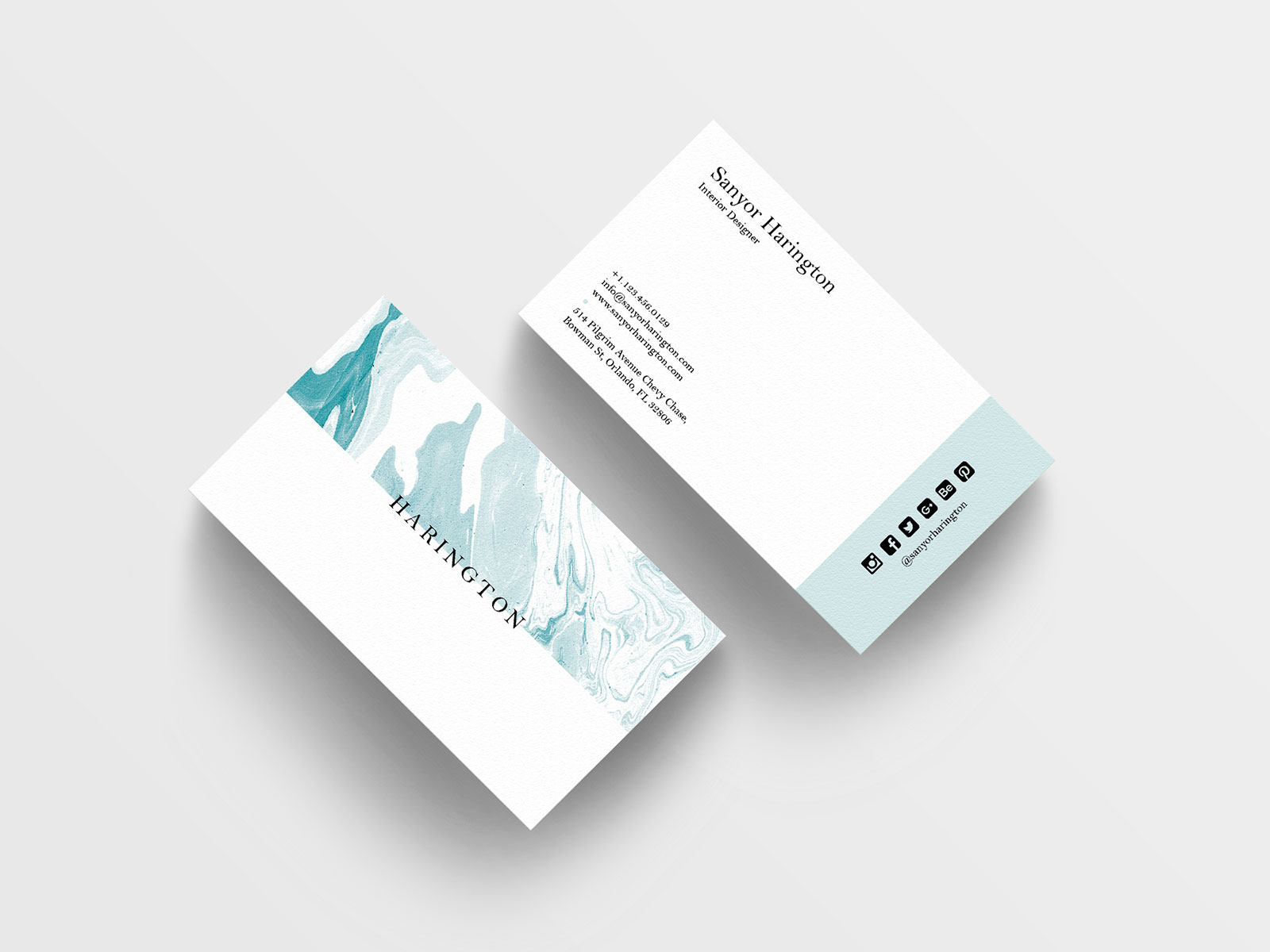 Free Business Card Mockup PSD Bundle (10 PSD Templates)