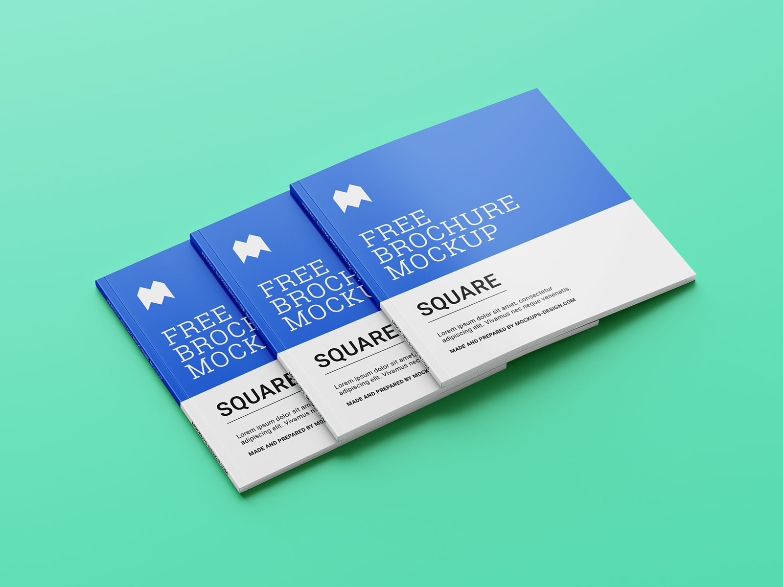 Free Perfect Binding Softcover Brochure Magazine Mockup PSD Set (1)