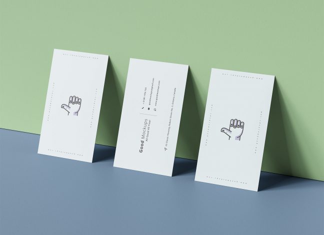 250+ High Quality Free Business Card Mockups - Page 13 of 22 - Good Mockups