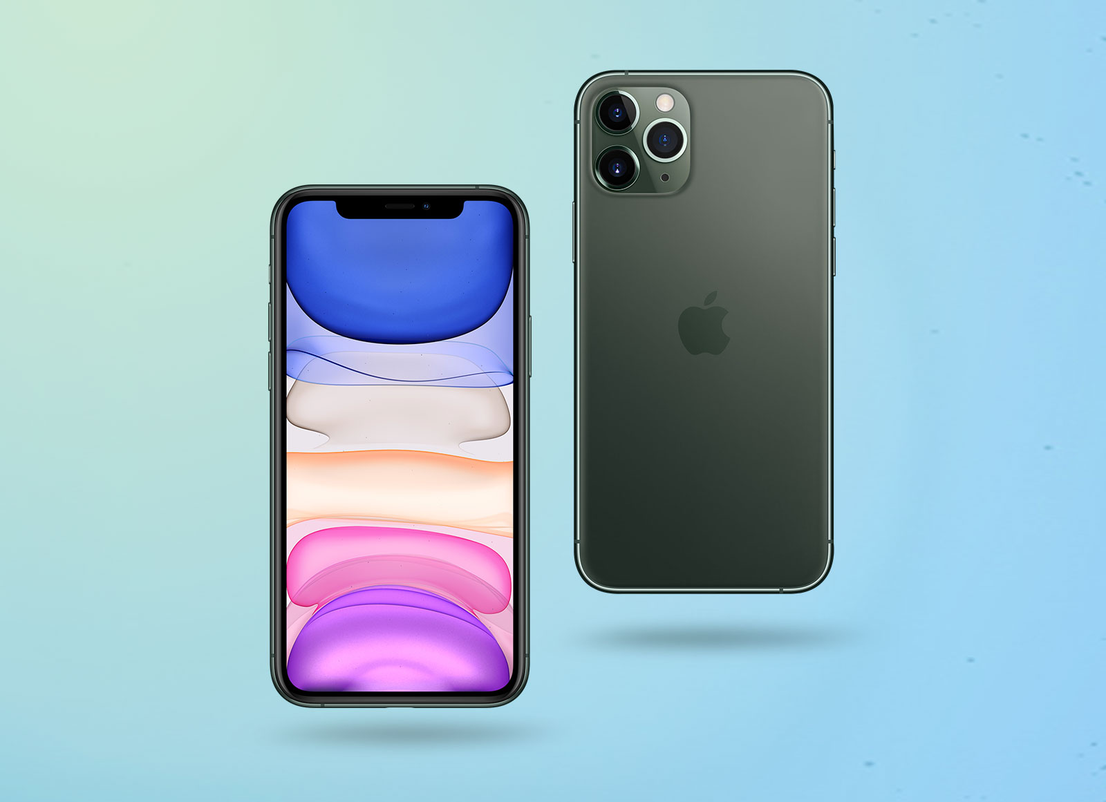 Ombré Lait frappé mockup iphone 11 après lécole alarme Grenouille