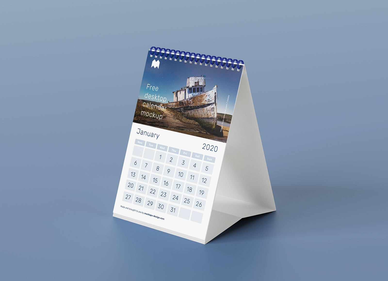 Download Free Premium A5 Table Desk Calendar Mockup Psd Set Good Mockups PSD Mockup Templates