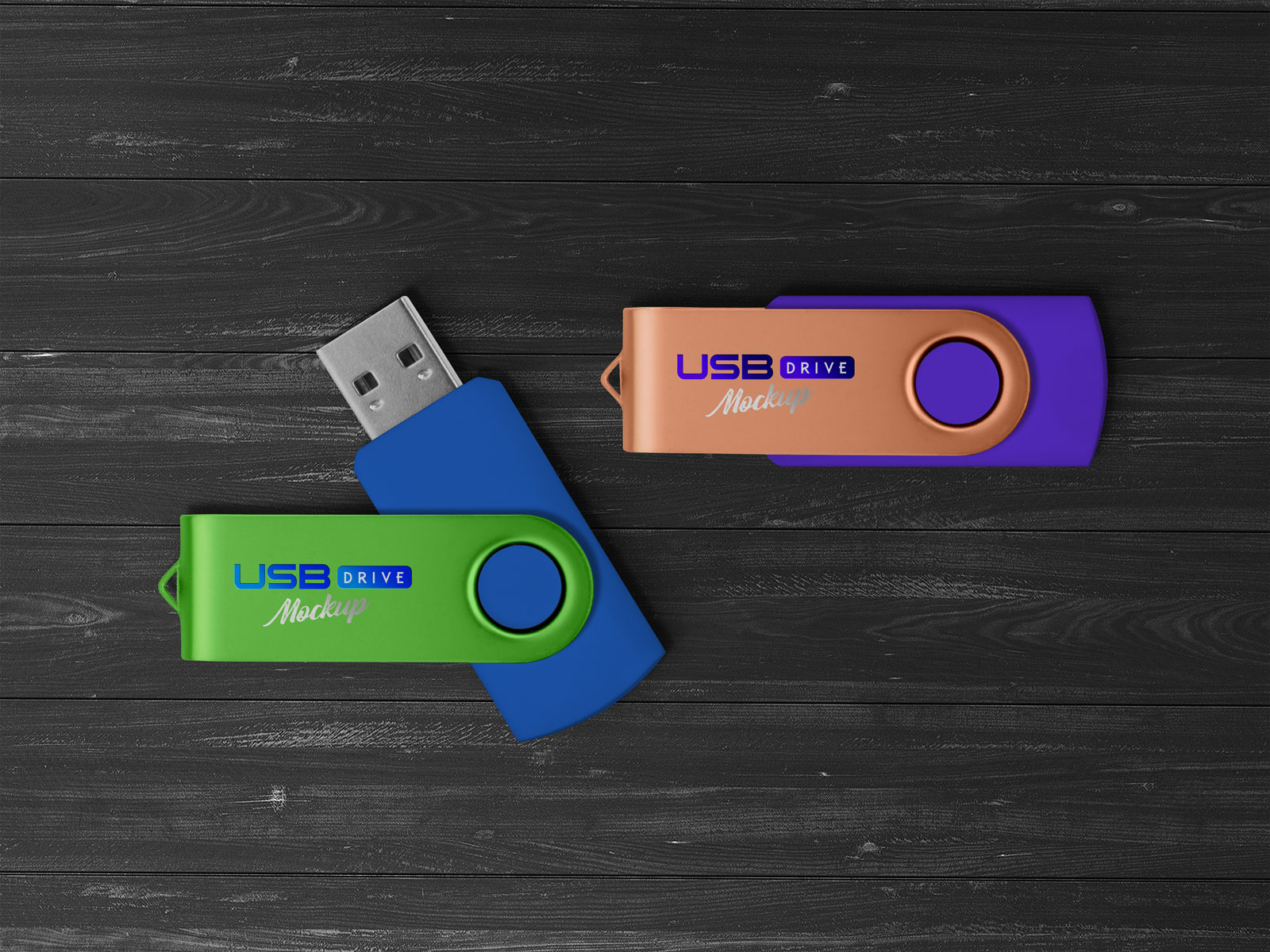 Download Free USB Memory Stick Flash Drive Mockup PSD - Good Mockups