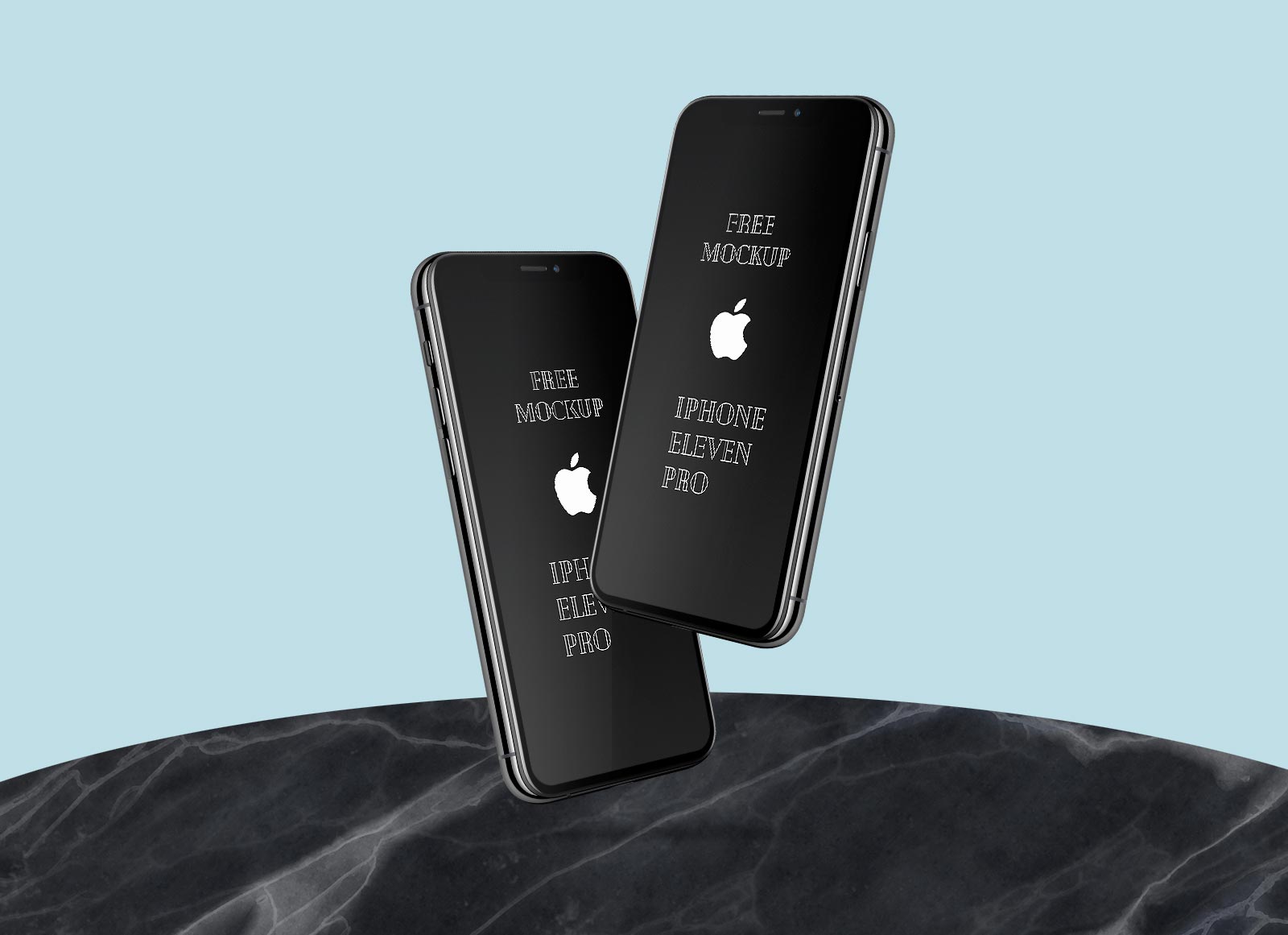 Download Free Ultra High Resolution iPhone 11 Pro Mockup PSD Set ...