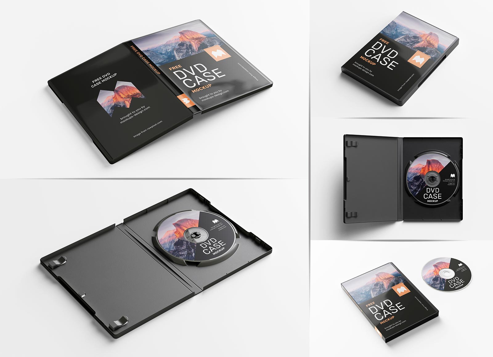 Download Free Dvd Box Disc Case Mockup Psd Set Good Mockups Yellowimages Mockups