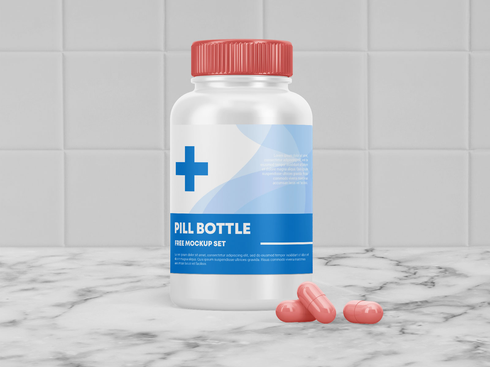 Download Free Pill / Tablet Medicine Plastic Bottle Mockup PSD Set - Good Mockups