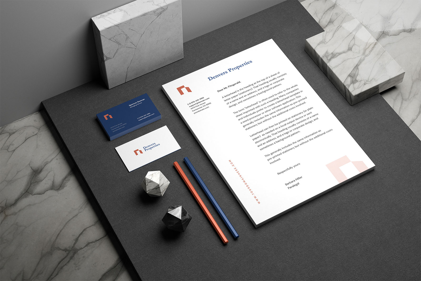 Download Free Premium Minimal Stationery Mockup PSD - Good Mockups