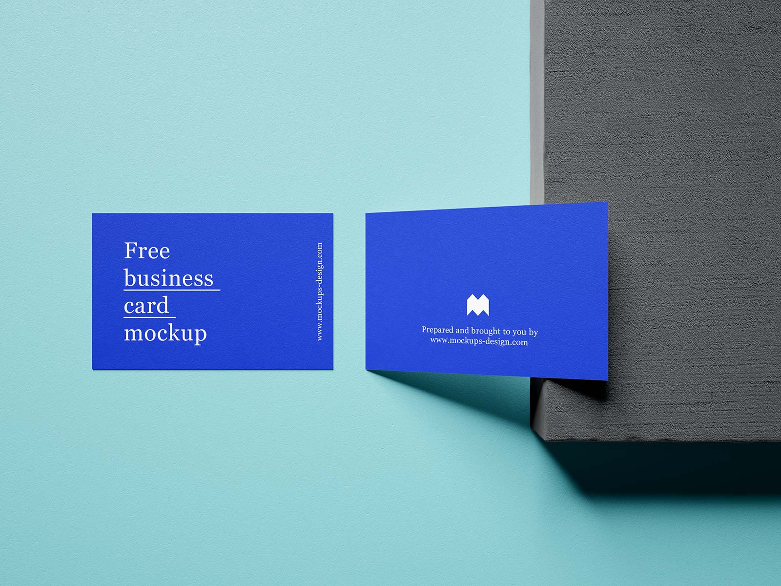 Free Business Card Mockup PSD Set (1)