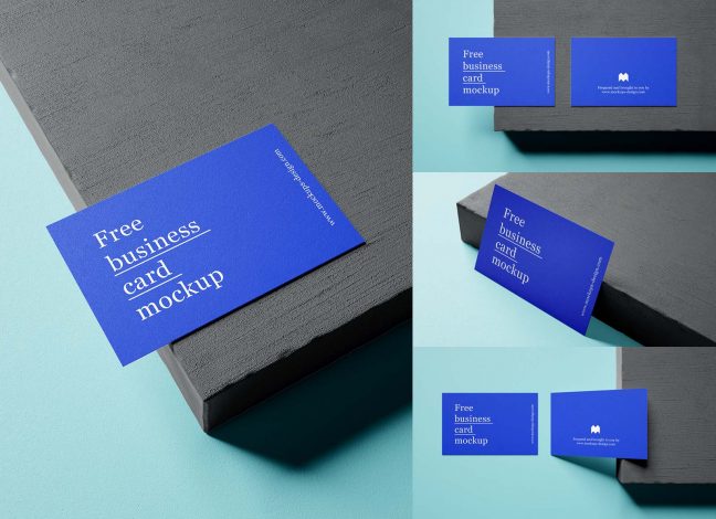 250+ High Quality Free Business Card Mockups - Page 13 of 22 - Good Mockups