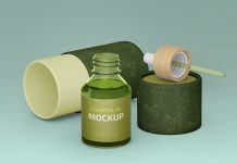 Free-Essential-Oil-Bottle-With-Tube-Packaging-Mockup-PSD-Set