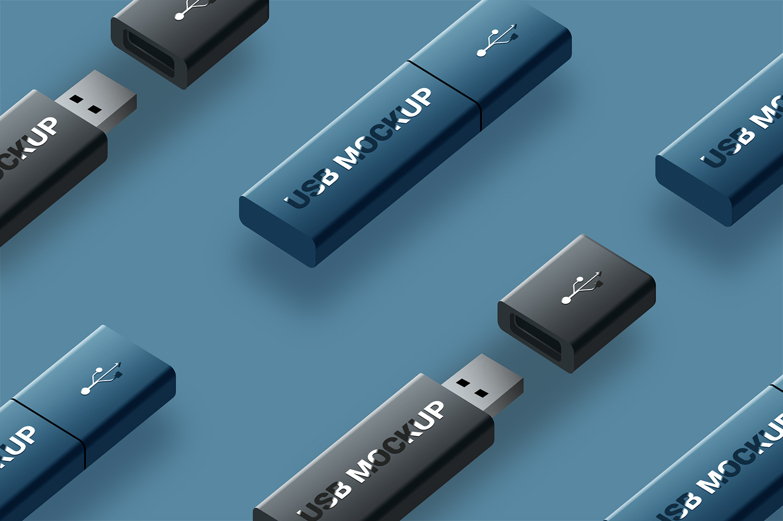 Free-Isometric-USB-Drive-Mockup-PSD-File
