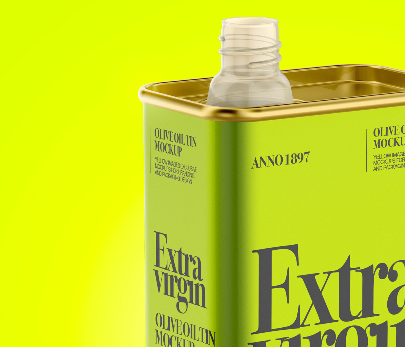 Download Free Olive Oil Tin Can Mockup PSD - Good Mockups
