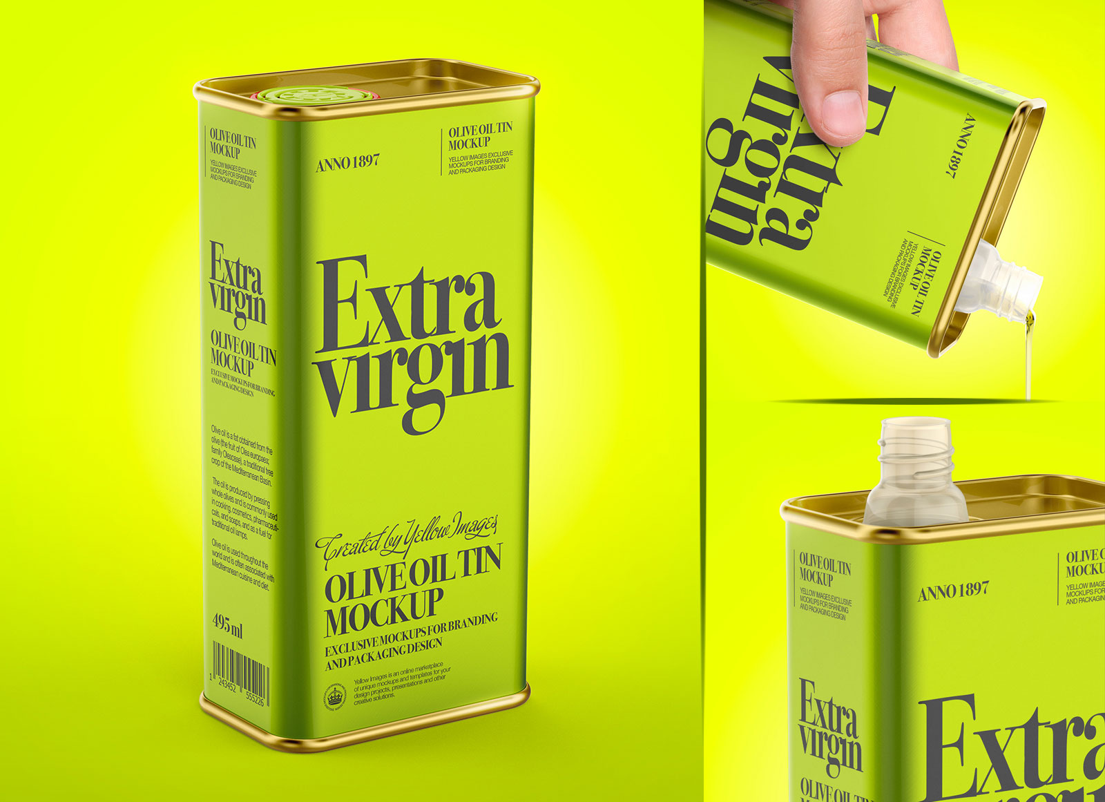 Download Free Olive Oil Tin Can Mockup Psd Good Mockups Yellowimages Mockups