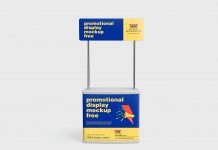 Download Free In Store Product Rack Display Stand Mockup Psd Good Mockups